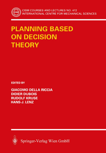 Planning Based on Decision Theory