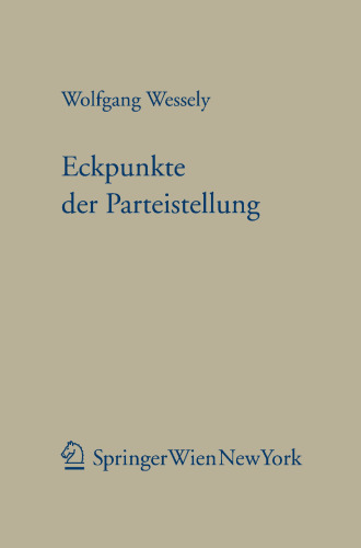 Eckpunkte der Parteistellung: Wegweiser für Gesetzgebung und Vollziehung