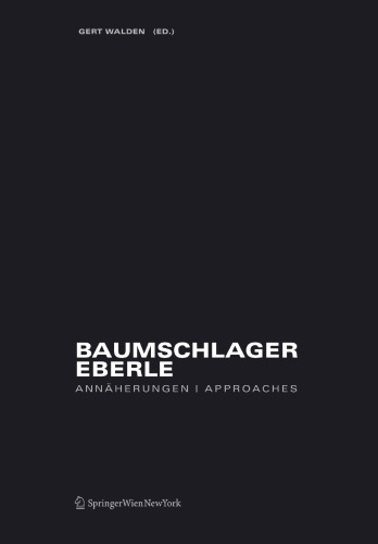Baumschlager Eberle: Annäherungen