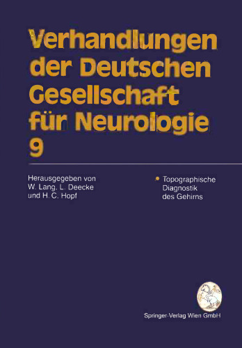 Topographische Diagnostik des Gehirns