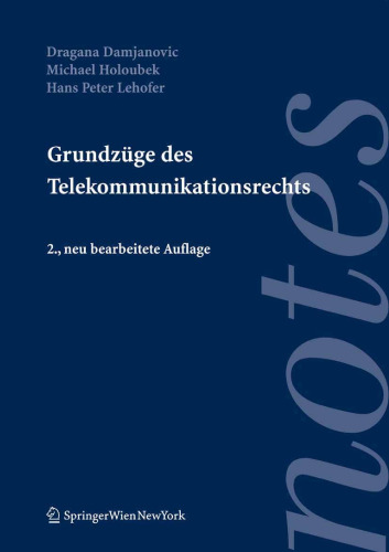Grundzüge des Telekommunikationsrechts