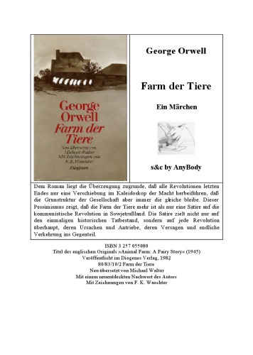 Farm der Tiere : e. Märchen
