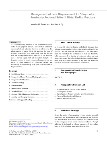 Pediatric Orthopedic Trauma Case Atlas