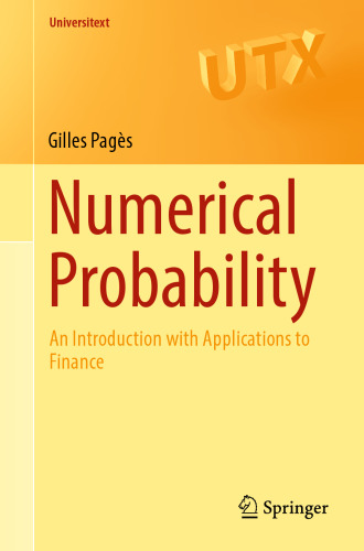 Numerical probability : an introduction with applications to finance