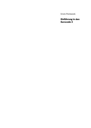 Einführung in den Eurocode 3: Konzept — Bemessung — Beispiele — Tabellen