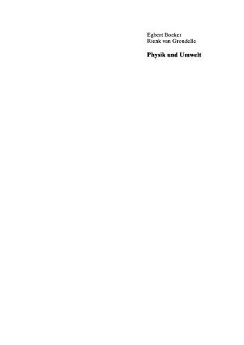 Physik und Umwelt