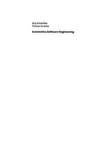 Automotive Software Engineering: Grundlagen, Prozesse, Methoden und Werkzeuge