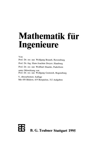 Mathematik für Ingenieure