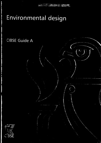 CIBSE Guide A for Environmental design