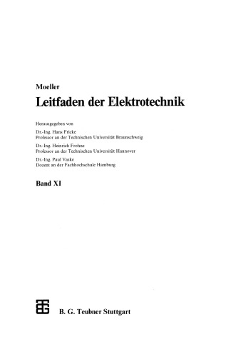 Grundlagen der elektrischen Nachrichtenübertragung