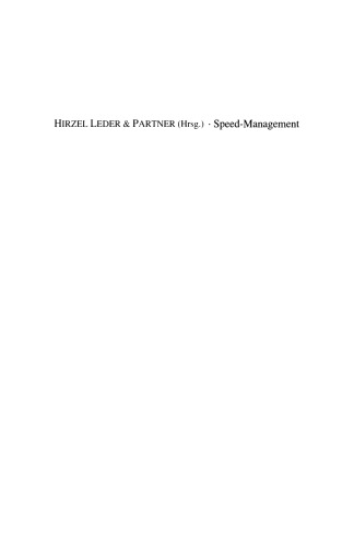 Speed-Management: Geschwindigkeit zum Wettbewerbsvorteil machen