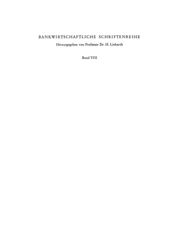 Das Treuhandgeschäft der westdeutschen und amerikanischen Banken