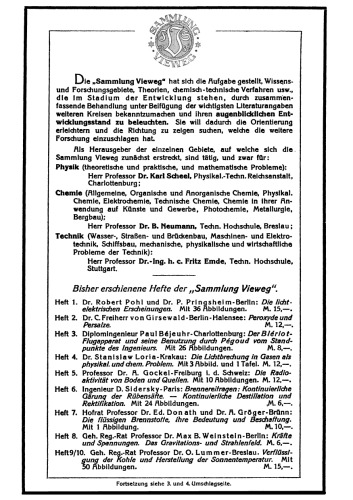 Die Elektrizität in Metallen