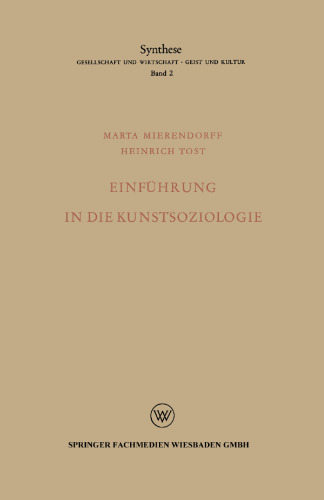 Einführung in die Kunstsoziologie