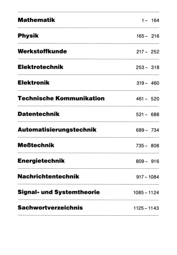 Vieweg Handbuch Elektrotechnik