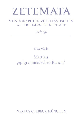 Martials "epigrammatischer Kanon"