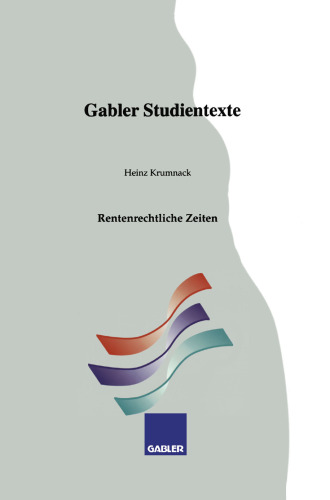 Rentenrechtliche Zeiten