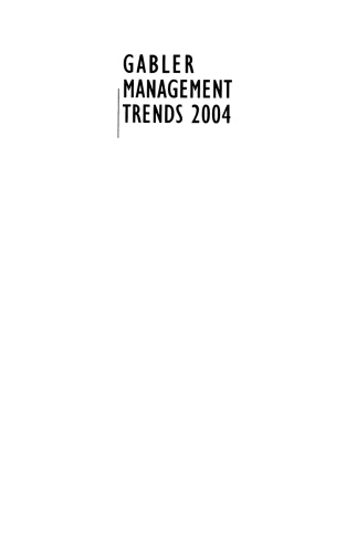 Gabler Management Trends 2004: Die besten Praxislösungen