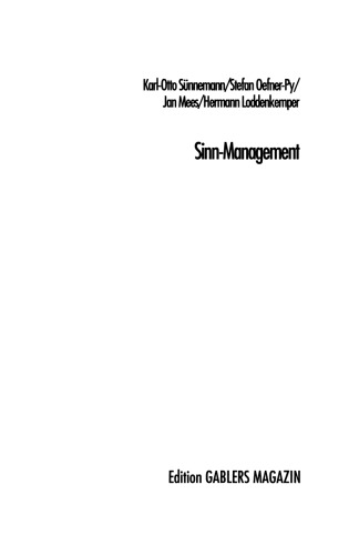 Sinn-Management: Mehr Effizienz durch Zusammenwirken