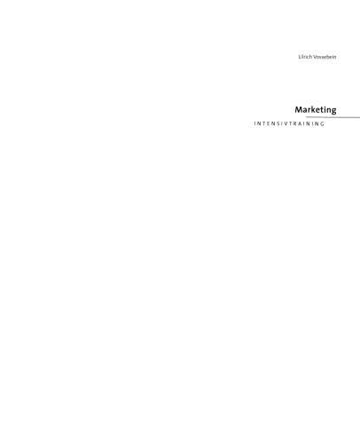 Marketing: Intensivtraining