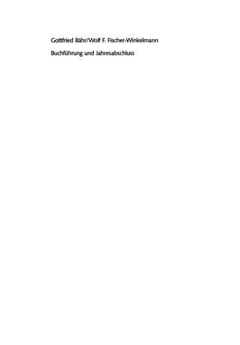 Buchführung und Jahresabschluss
