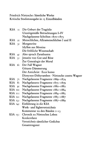 Nachgelassene Fragmente 1880-1882 Band 9 2. Auflage (Kritische Studienausgabe in 15 Einzelbanden)