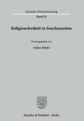 Religionsfreiheit in Seuchenzeiten