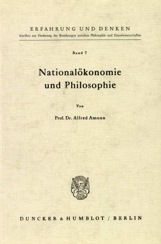 Nationalökonomie und Philosophie