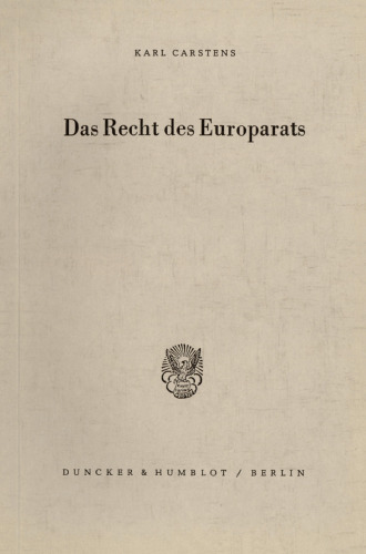 Das Recht des Europarats