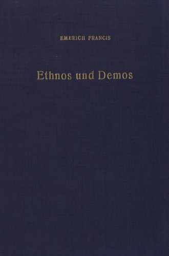 Ethnos und Demos: Soziologische Beiträge zur Volkstheorie