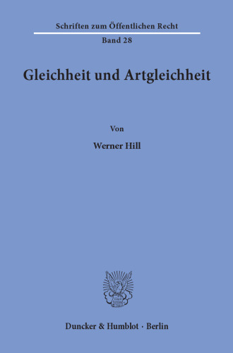 Gleichheit und Artgleichheit
