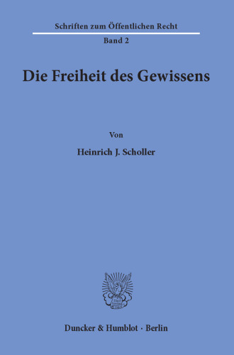 Die Freiheit des Gewissens
