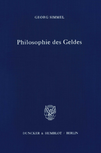 Philosophie des Geldes