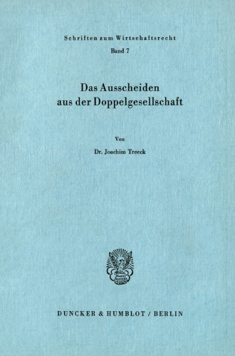Das Ausscheiden aus der Doppelgesellschaft