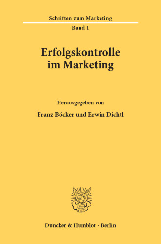 Erfolgskontrolle im Marketing