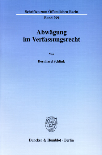 Abwägung im Verfassungsrecht
