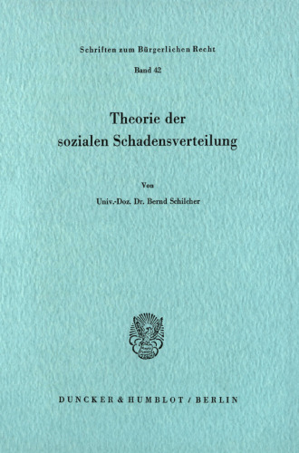 Theorie der sozialen Schadensverteilung
