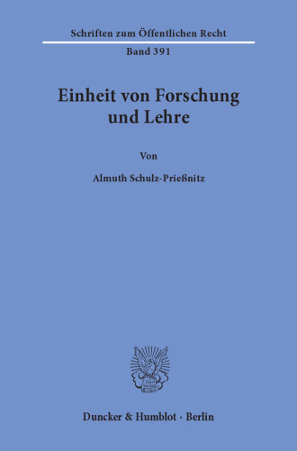Einheit von Forschung und Lehre