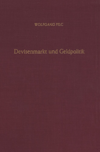 Devisenmarkt und Geldpolitik