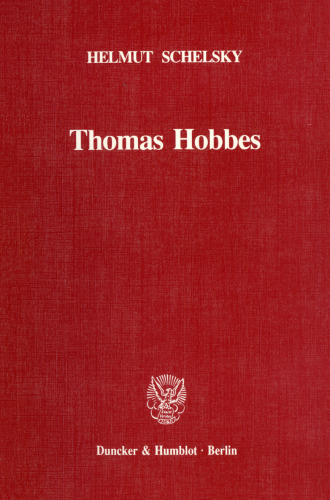 Thomas Hobbes – Eine politische Lehre