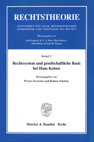 Rechtssystem und gesellschaftliche Basis bei Hans Kelsen