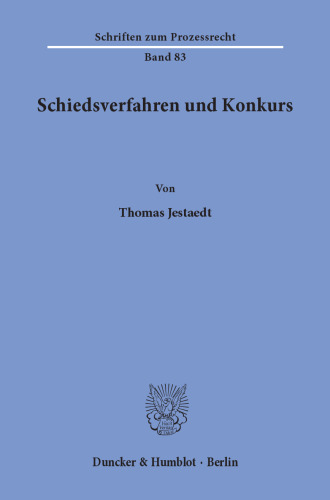 Schiedsverfahren und Konkurs