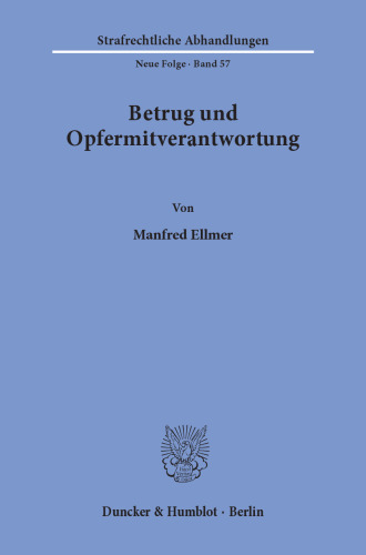 Betrug und Opfermitverantwortung