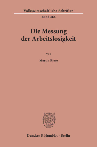 Die Messung der Arbeitslosigkeit
