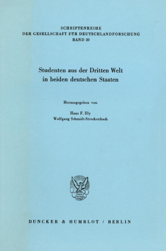 Studenten aus der Dritten Welt in beiden deutschen Staaten