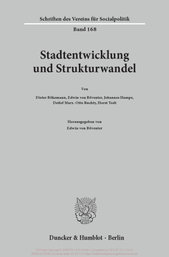 Stadtentwicklung und Strukturwandel