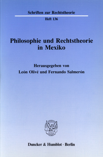 Philosophie und Rechtstheorie in Mexiko