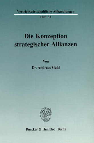 Die Konzeption strategischer Allianzen