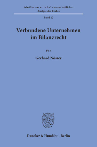 Verbundene Unternehmen im Bilanzrecht