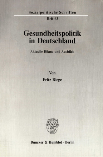 Gesundheitspolitik in Deutschland: Aktuelle Bilanz und Ausblick
